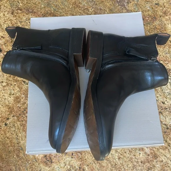 Franco Sarto Black Leather LINC Chelsea Boots Size 6.5 - Picture 4 of 5